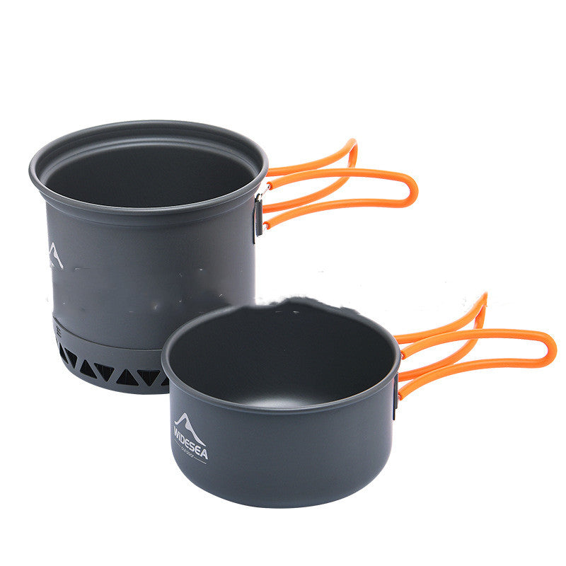 Cookware - Heat Exchange Pot & Pan/Cup. Lightweight, Compact & Folding
