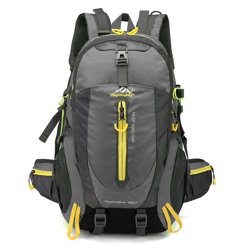 Backpack - 40L Keep Walking Dark Gray