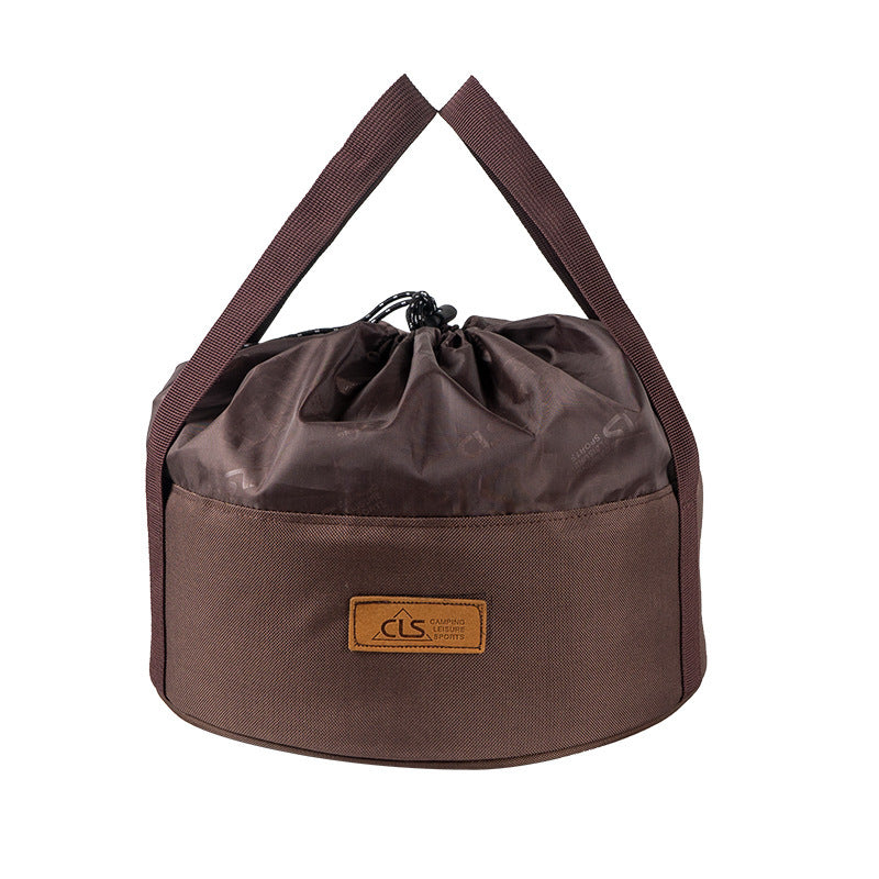 Cookware: Dutch oven for campfire cooking.