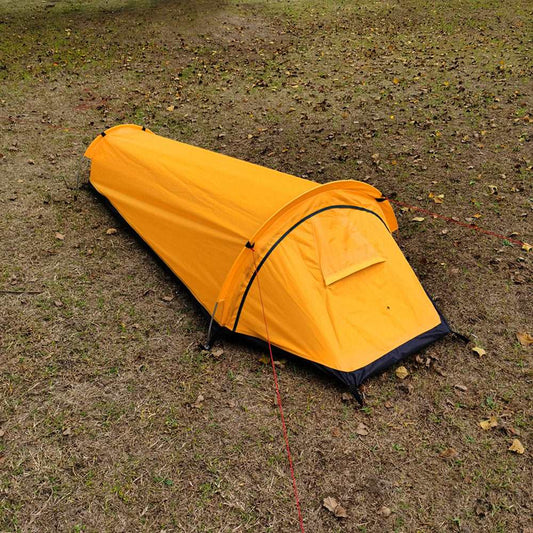 Tent - One Man Bivvy Bag, Compact Lightweight, 3 Seasons. Orange