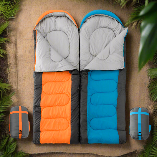 Sleeping bags - Zip together & Multiple temperature ranges